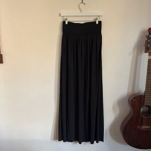 Chic Black Maxi Skirt